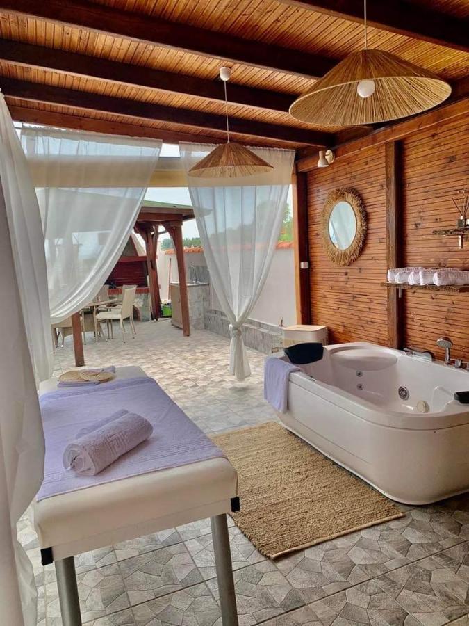 Wood House "Private Spa" Vergia Dış mekan fotoğraf