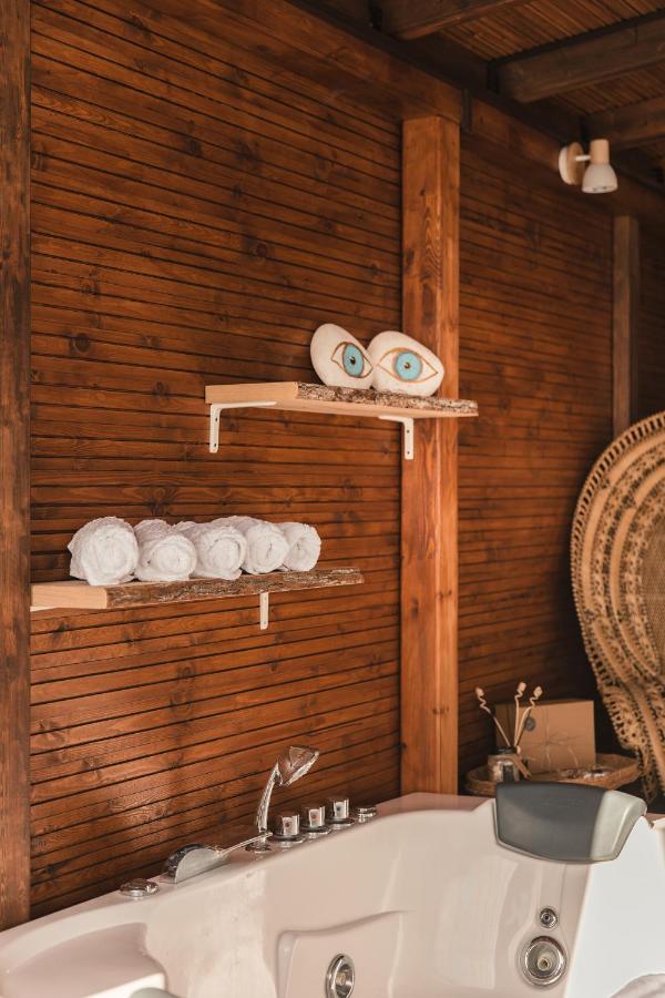 Wood House "Private Spa" Vergia Dış mekan fotoğraf