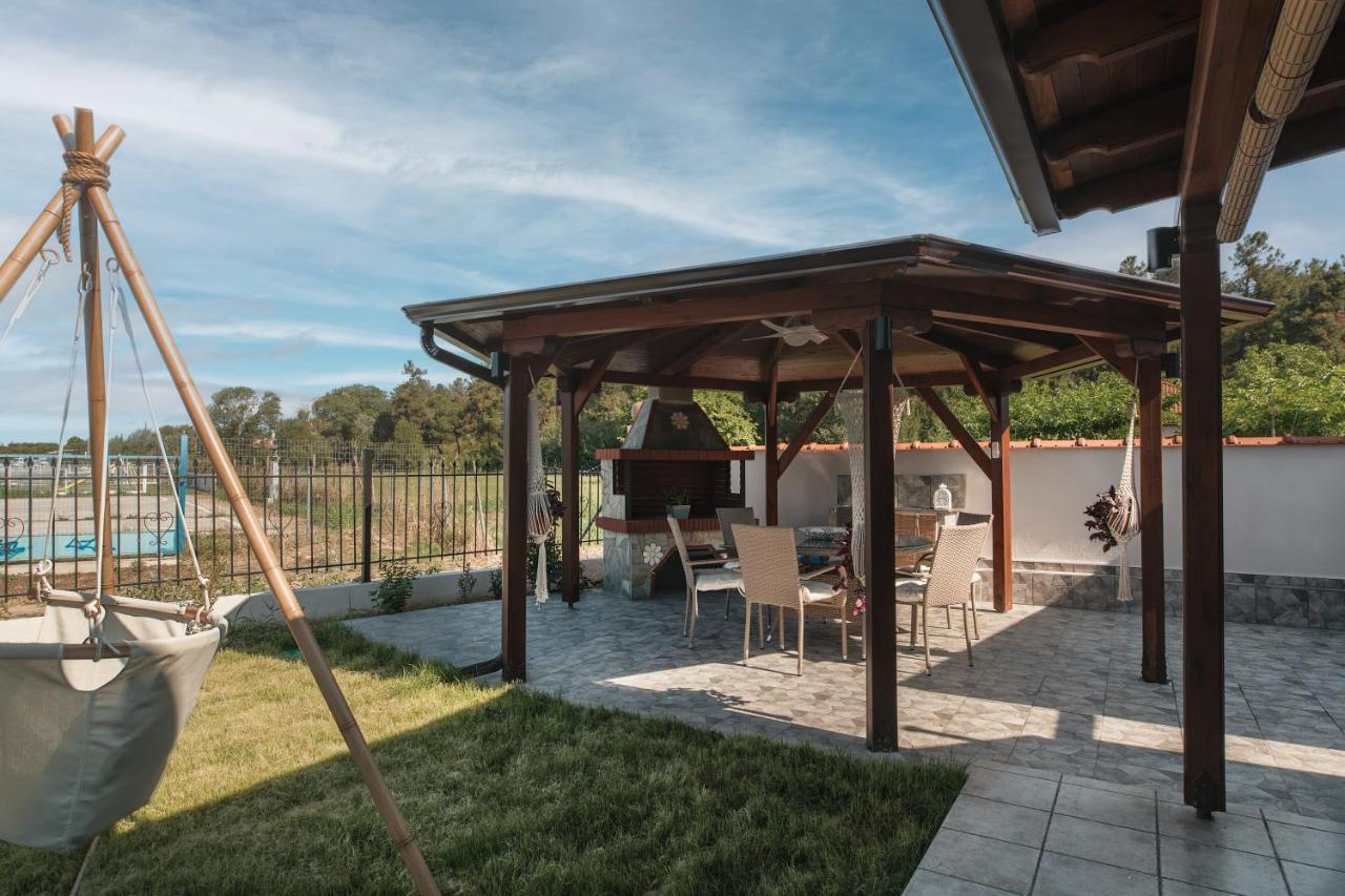 Wood House "Private Spa" Vergia Dış mekan fotoğraf