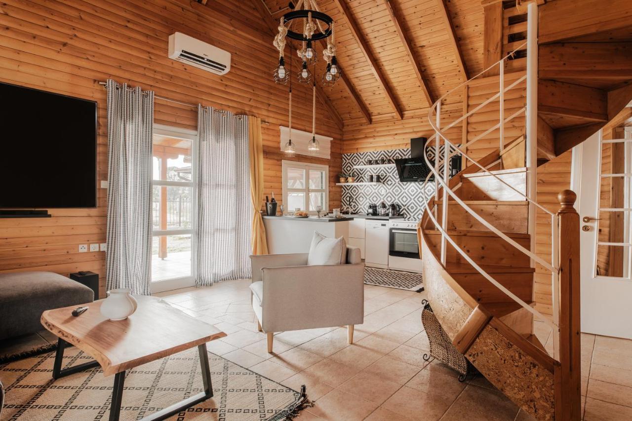 Wood House "Private Spa" Vergia Dış mekan fotoğraf